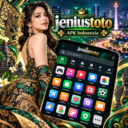 Ilustrasi antarmuka dan navigasi jeniustoto
